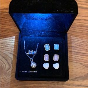 Earring Set with Necklace